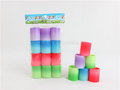 12 4-color gradual rainbow circle educational toys