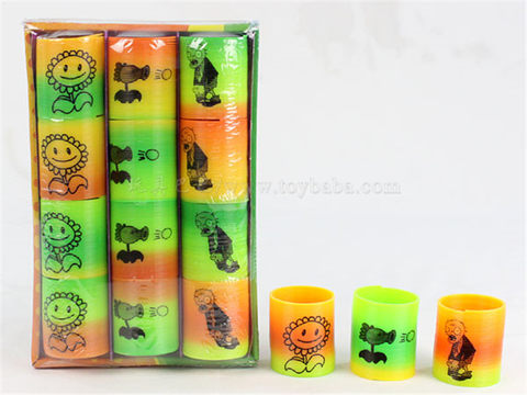 12 plants vs. zombies, rainbow circles, educational toys, novelty toys.