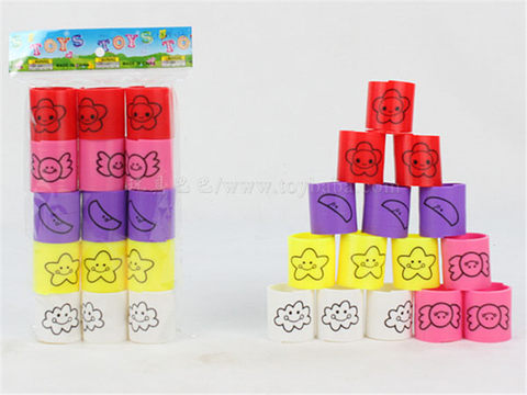 12, 5 printed candy, round rainbow circle, educational toys, novelty toys