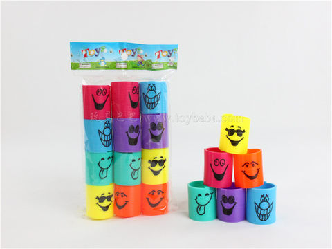 12 solid expressions, rainbow circles, educational toys, novel toys