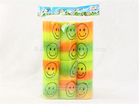 12 smiley faces, rainbow circles, educational toys, novelty toys.