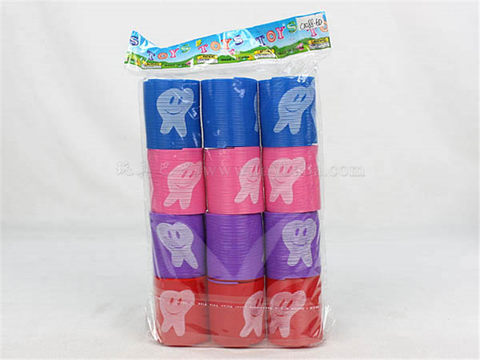 12 printed teeth, rainbow circles, educational toys, novelty toys