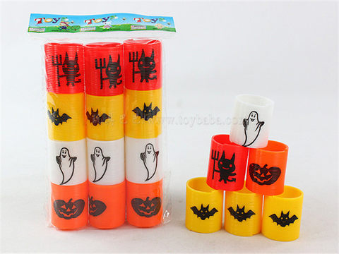 12 Halloween rainbow circle educational toys