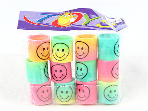 12 smiling faces, round rainbow circles, educational toys, novelty toys.