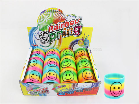12 smiling faces, rainbow circles, educational toys, novelty toys.