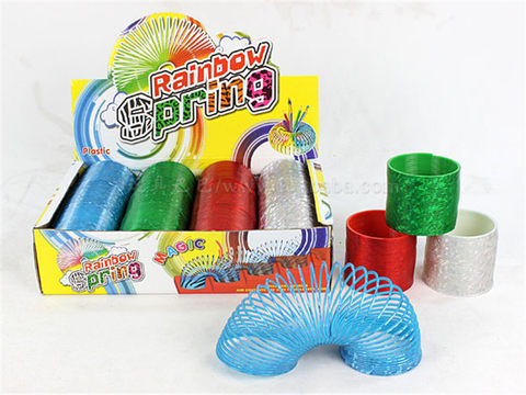 12 4-color gilded rainbow circle educational toys