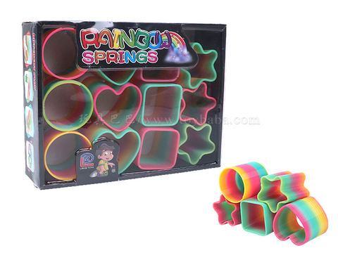 Four kinds of abnormal rainbow circle educational toys
