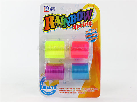 4 transparent rainbow circle educational toys and novelty toys