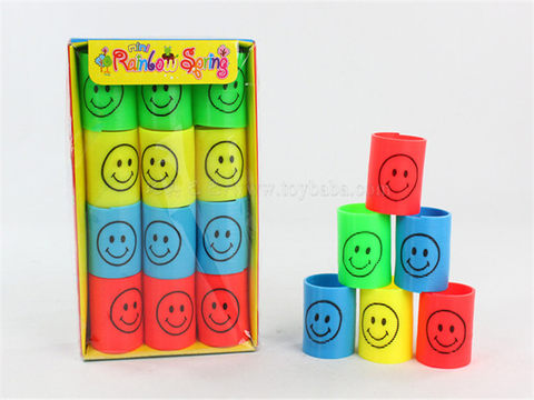 12 smiley faces, rainbow circles, educational toys, novelty toys.