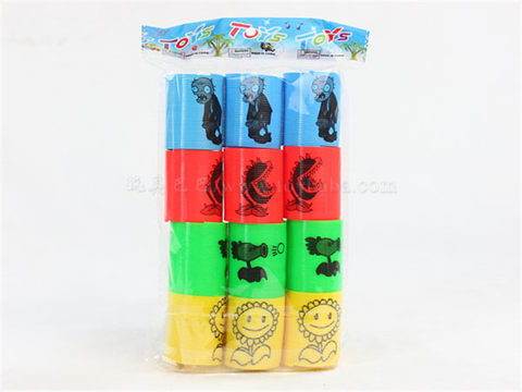 4 color plants vs. zombies, rainbow circles, educational toys, novelty toys