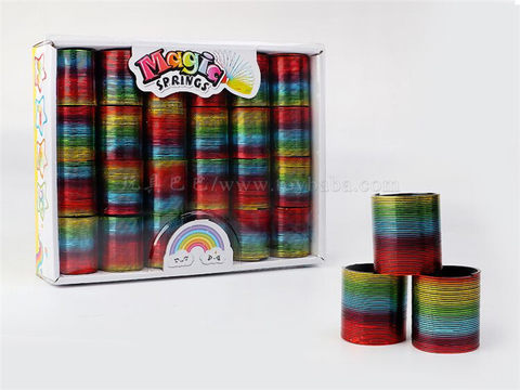 24 gilded rainbow circle educational toys