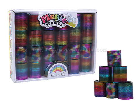 24 gilded rainbow circle educational toys