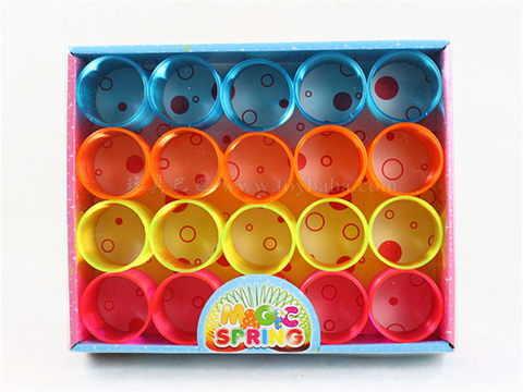 20 4-color transparent rainbow circle educational toys