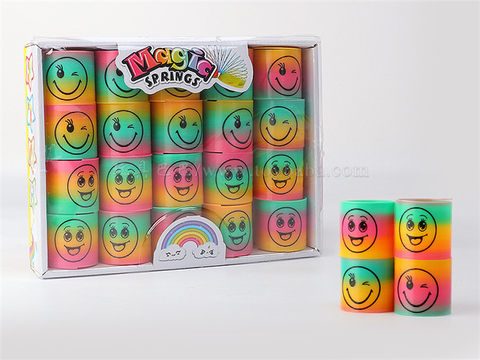 20 smiling faces, rainbow circles, educational toys, novelty toys.