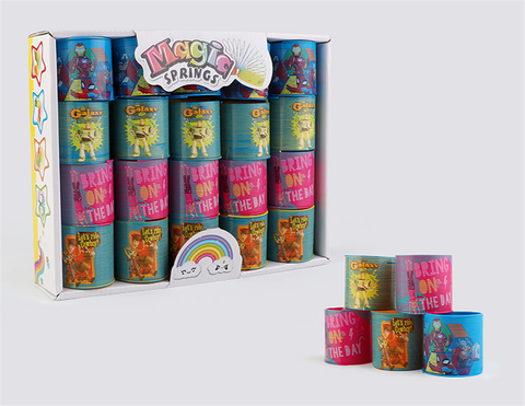 20 hot-printed rainbow ring educational toys