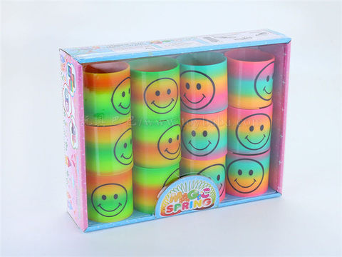 12 smiling faces, rainbow circles, educational toys, novelty toys.