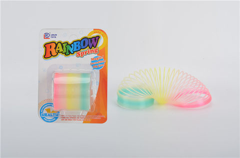 Luminous suction board rainbow ring educational toy