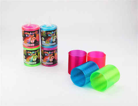 No. 1, 10CM, 4-color transparent rainbow circle educational toy