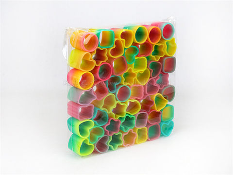 50 special-shaped gold powder rainbow rings educational toys novelty toys