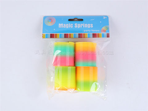 4 mixed-color rainbow circle educational toys and novel toys