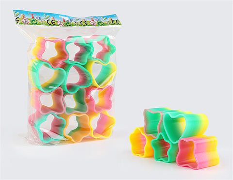 12 shaped rainbow circle educational toys
