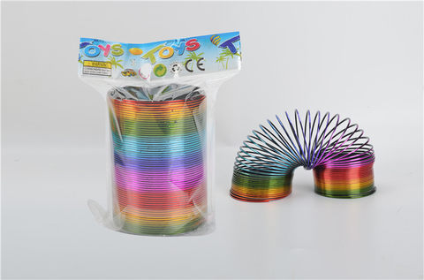 10cm horizontal stripe gilded rainbow ring