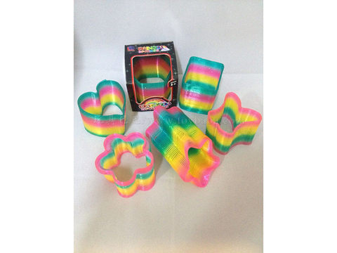 6 special-shaped rainbow circle educational toys and novel toys