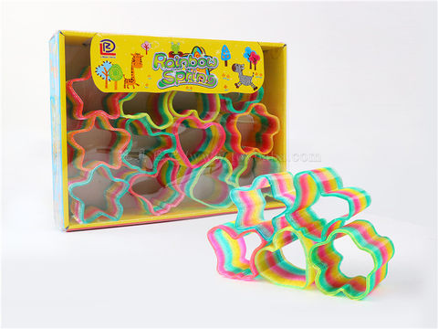 6 kinds of golden onion deformed rainbow circle educational toys