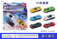 A款滑行合金赛车 滑行玩具