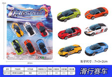 B款滑行合金赛车 滑行玩具