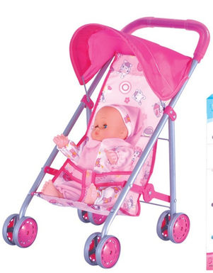 14 Doll + Baby Shade Cart (Iron)
