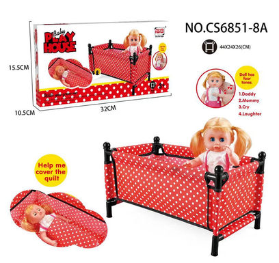 Crib + 14IC doll