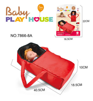 Baby cloth basket with 14 vocal dolls