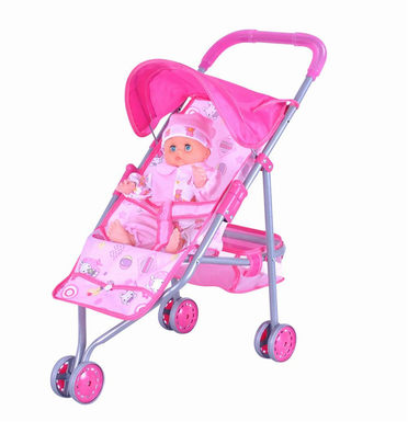 14 Doll + Baby Shade Cart (Iron)