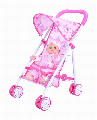 14 Doll + Baby Shade Cart (Iron)
