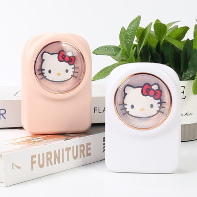 KT square hanging neck charging fan electric fan toy