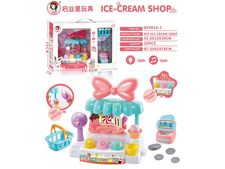 扮家家冰淇淋店（灯光音乐）过家家玩具