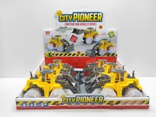 电动灯光音乐工程车 电动玩具6PCS