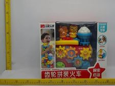 拖拉音乐齿轮火车 电动玩具（单只） 中文