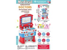 小天使医具台带写字板 过家家玩具（带灯光音乐，3节3A电池）