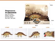 带IC发声搪胶充棉剑龙 恐龙玩具