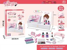 精美木塑梳妆台 过家家玩具