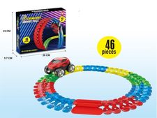 电动灯光夜光百变立体轨道 益智玩具(46PCS)