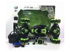 1:10双遥控侧滑扭变车2.4G（前进，后退，左转，右转带声音） 遥控玩具
