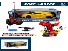 1：18五通变形遥控车 遥控玩具（带灯光，包电）