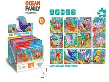 益智拼图海底世界(12PCS)