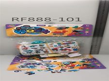 30粒积木/拼图卡头+PVC超透卡头袋
