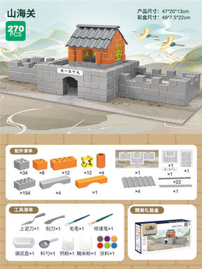 Ingenious craftsmen jigsaw puzzle building puzzle building block toys