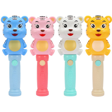 Cartoon tiger bubble stick electric bubble stick light music