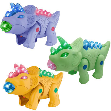 Light, music, electric triceratops
